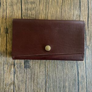 Portland Leather Brown Clutch